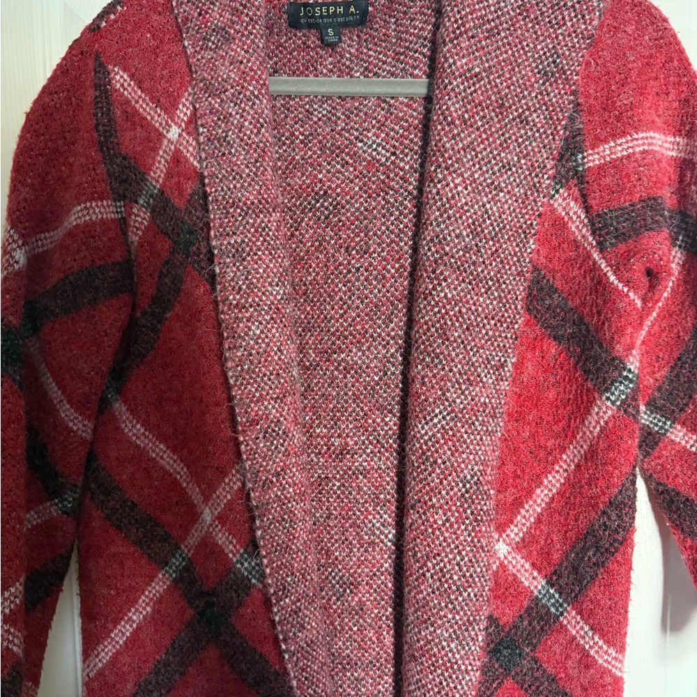 Red and Black Plaid Duster - Picture 3 of 10